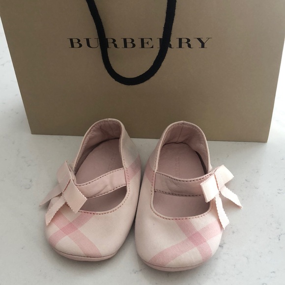 Bow Detail Check Cotton and Leather Ballerinas - Picture 1 of 6